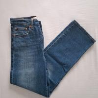 Jeans Levi's Ribcage Straight alla caviglia