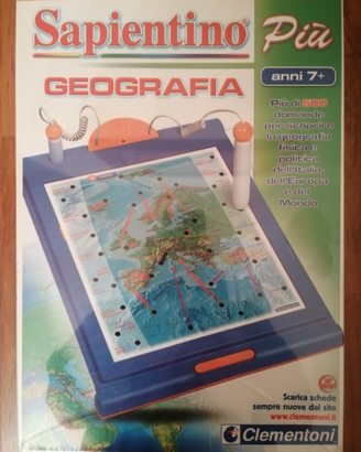 Sapientino clementoni geografia più' 7 anni