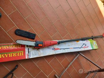 Motosega potatura telescopica elettrica 