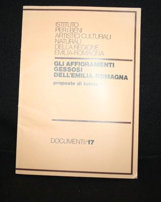 Libro gli affioramenti gessosi dell'Emilia-Romagna