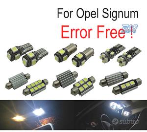 KIT 12 LAMPADE LED INTERNE PER OPEL SIGNUM 03-08