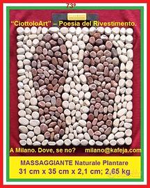 Ciottoli di fiume, MASSAGGIANTE dei piedi.