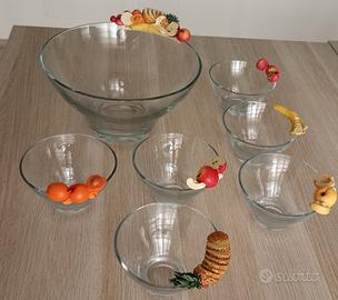 Set Macedonia NADIR - Grande Ciotola + 6 coppette 
