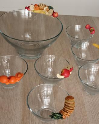 Set Macedonia NADIR - Grande Ciotola + 6 coppette 