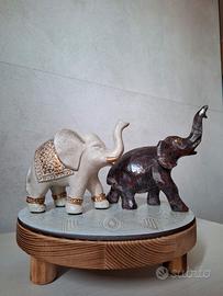 Set 2 Elefanti Portafortuna