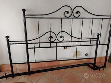 letto matrimoniale in ferro battuto 