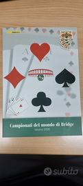 Folder Filatelico Bridge - Campionati del Mondo Ve