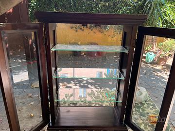Vetrinetta legno e vetro