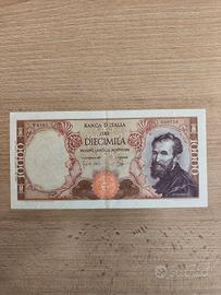 banconota 10000 lire Michelangelo 