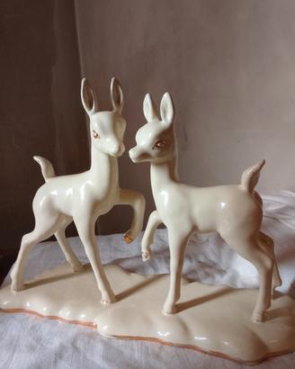 Cerbiatti in ceramica sesto fiorentino