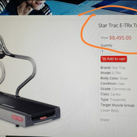 Star Trac e-trx Tapis roulant professionale