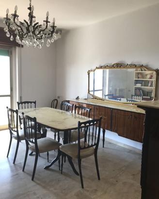 sala in stile fine settecento, anni sessanta.