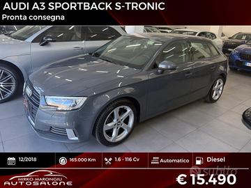 Audi A3 SPB 30 TDI S tronic Sport FINANZIABILE