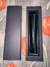 Piquadro portapenna nuovo in pelle e penna tattile