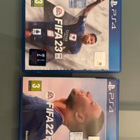 Fifa 23e fifa 22 per ps4
