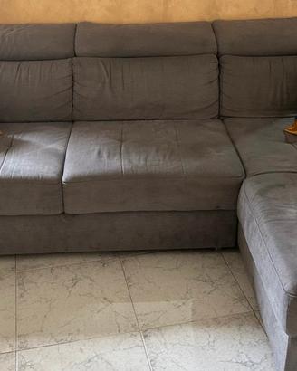 Divano 3 posti con chaise lounge 