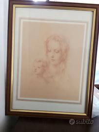 Quadro "Madonna con Bambino" - Anna Prati (34 x 44