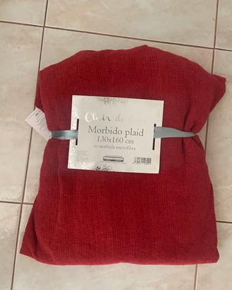 Plaid leggero in microfibra 130per 160  Nuovo