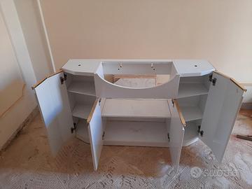 bagno wc, bidet, vasca, lavabo+ mobile