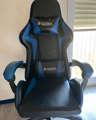 Sedia da gaming bigzzia blu