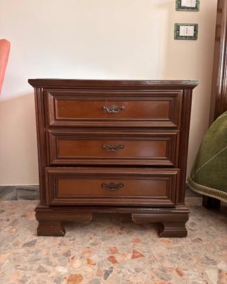 Camera da Letto Vintage in Legno Massello