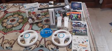 Wii+ 2 controller Mario kart e 5 giochi 