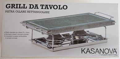 Grill da tavolo pietra ollare KASANOVA