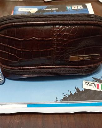 Pochette / Astuccio PAOLA TOMASINI in VERA PELLE