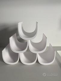 Portabottiglie Alessi Noè bianco – 6 bottiglie –
