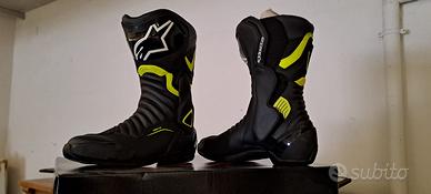 Stivali Alpinestars SMX-6 Neri / Gialli Fluorescen
