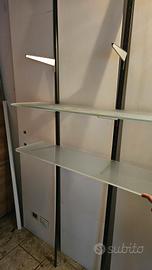 3 mensole in cristallo