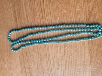 Collana di perle turchesi