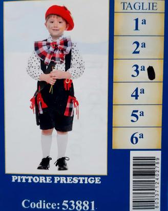 Vestito Carnevale Veneziano Pittore Prestige Baby