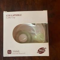 Tazza per caffe in silicone da viaggio