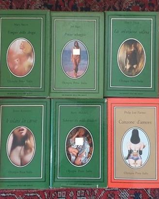 Lotto (3) 10 libri erotici Olympia Press anni '70