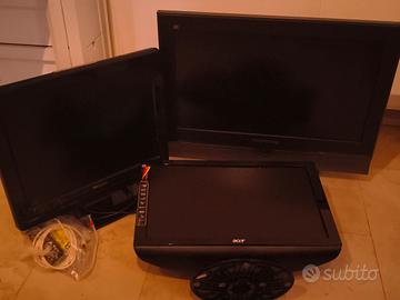3 schermi TV e Computer