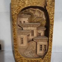 Albania - Berat - intarsio su legno anno 1999