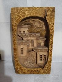 Albania - Berat - intarsio su legno anno 1999
