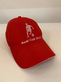 Cappellino Audi Cup 2011 München - Rosso / Vintage