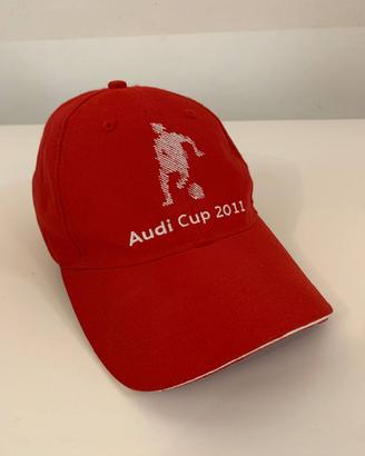 Cappellino Audi Cup 2011 München - Rosso / Vintage