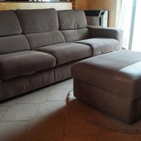 DIVANO POLTRONE SOFÀ TORTORA COME NUOVO 