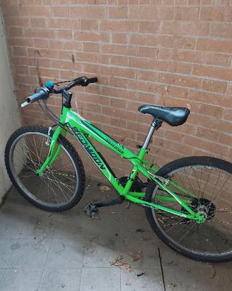 Mountain Bike Ragazzo Verde Fluo ("AC MOON")