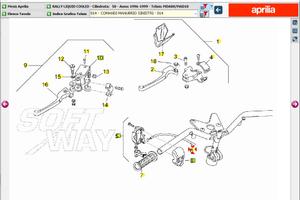 Cavo starter Aprilia Rally liquid AP8214166