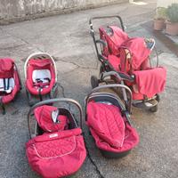 Passeggino trio Cam Twin Pulsar Gemellare