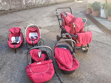 Passeggino trio Cam Twin Pulsar Gemellare