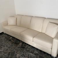 DIVANO LETTO IN PELLE NICOLETTI