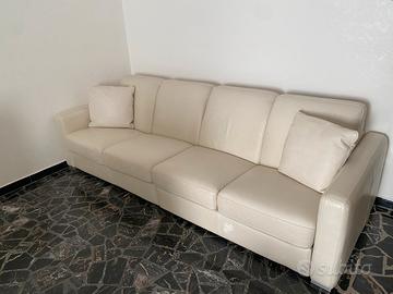 DIVANO LETTO IN PELLE NICOLETTI