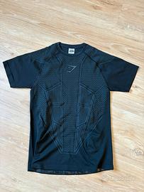 Gymshark Onyx V1 T-Shirt Black/Onyx Grey L
