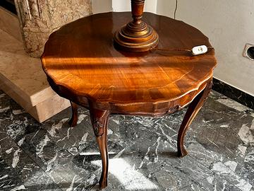 Tavolino d'appoggio legno massiccio classico ‘50