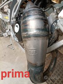 restauro lucidatura marmitte scarico moto